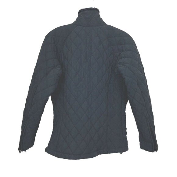 Columbia Women's Quilted Jacket Faux Fur Collar Gray Size S - Picture 2 of 7